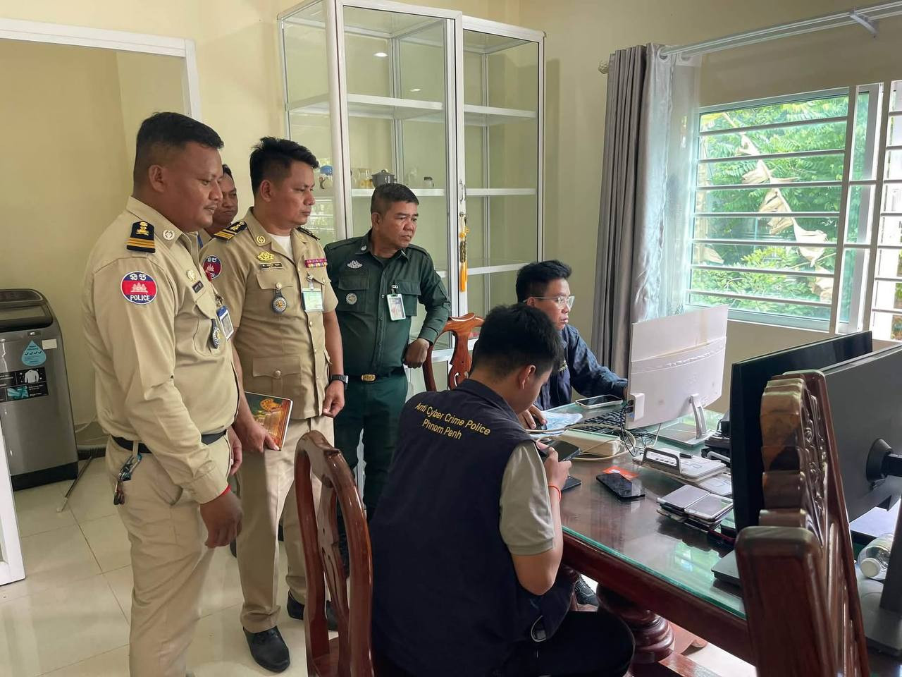 phnom penh scam raid five foreign suspects detained cambodia news 2026 3465777