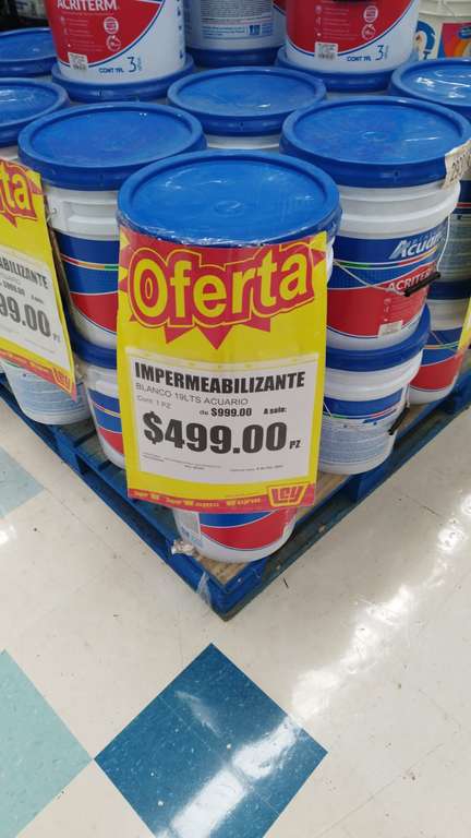 IMPERMEABILIZANTE ACUARIO EN CASA LEY CULIACAN 
