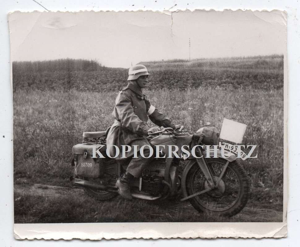 Wetzlar Kradmelder Mantel FP Nummer Stander Zündapp