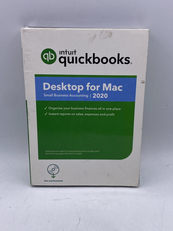 INTUIT QUICKBOOKS DESKTOP 2020 MAC SMALL BUSINESS ACCOUNTING DISK AND DOWNLOAD