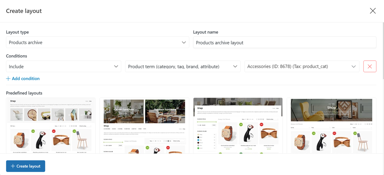 archive layout