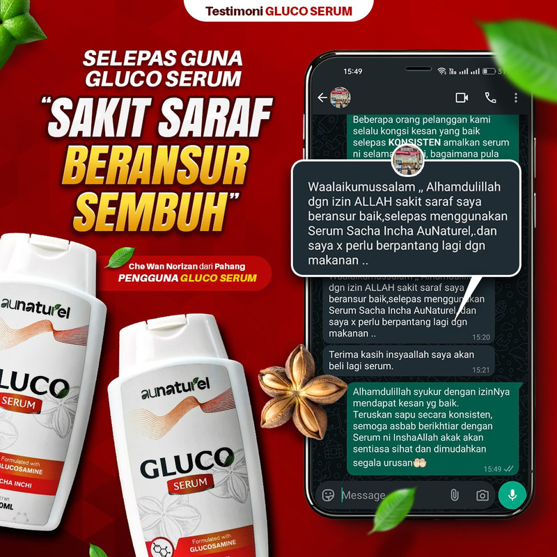 Testimoni Che Wan Norizan, Pahang, kebas dan saraf