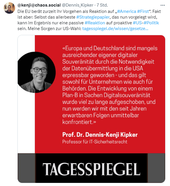 Europas digitale Erpressbarkeit