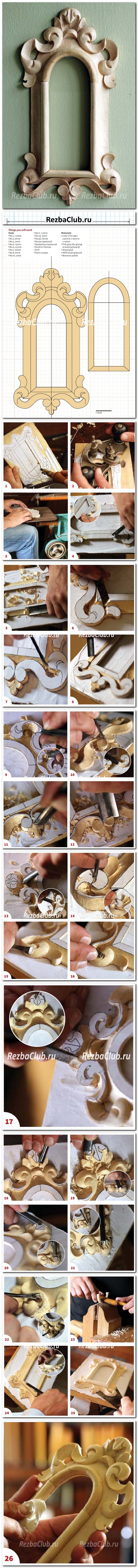Инструкция резчикау как вырезать рамку с полукруглым верхом