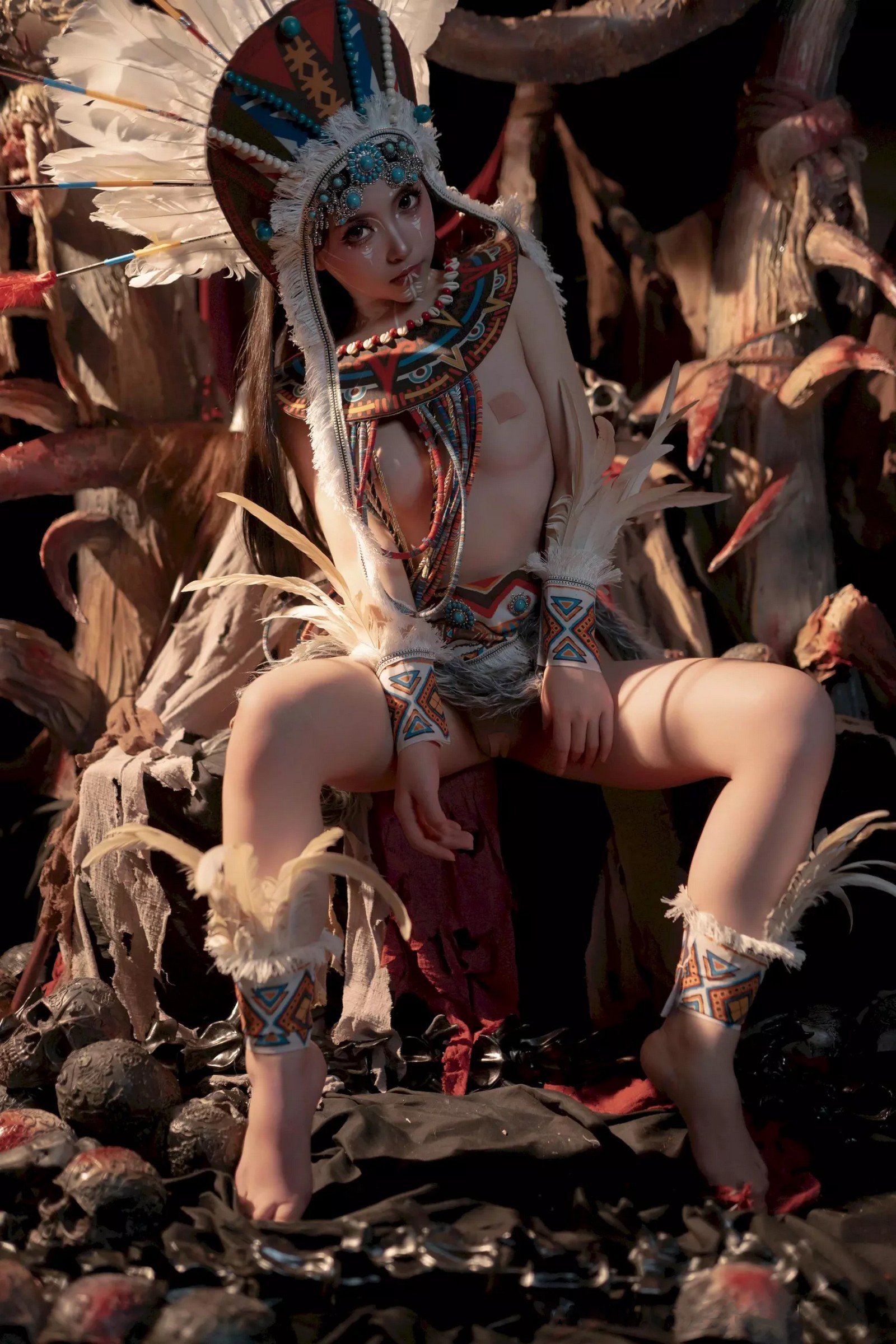 Bangni邦尼 – 印第安（紫舞龙）Cosplay 写真集（99P-355.3MB）插图5