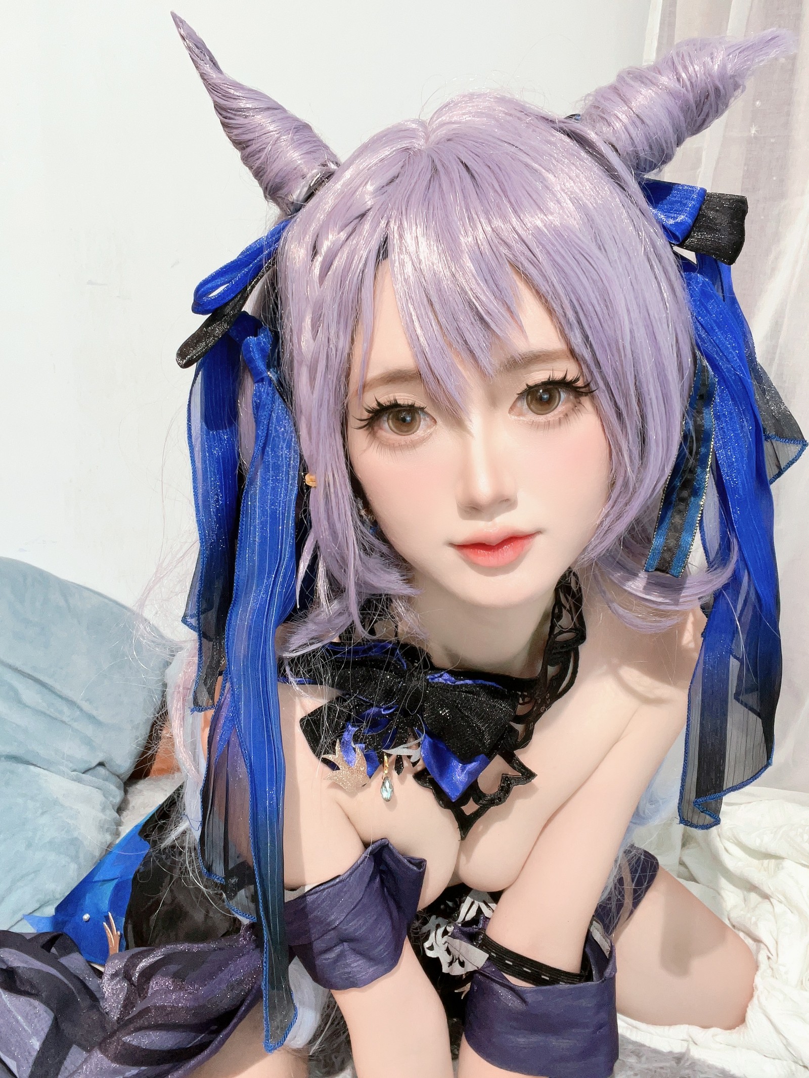 趴趴捣蛋陌 刻晴 Cosplay 写真合集｜原神人气角色 写真＋视频（92P＋1V｜677MB）插图