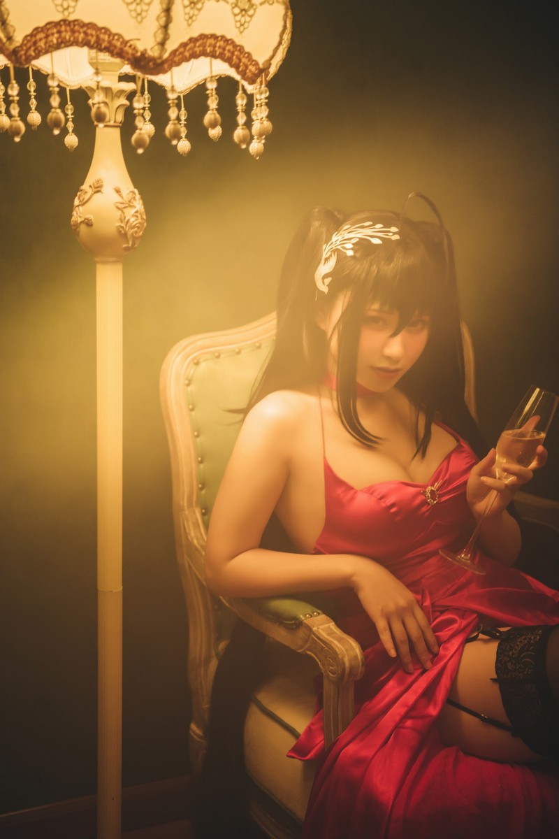 柘烟Zuken 大凤 礼服 Cosplay（Azur Lane Taihou）写真【20P｜358.1MB】插图3