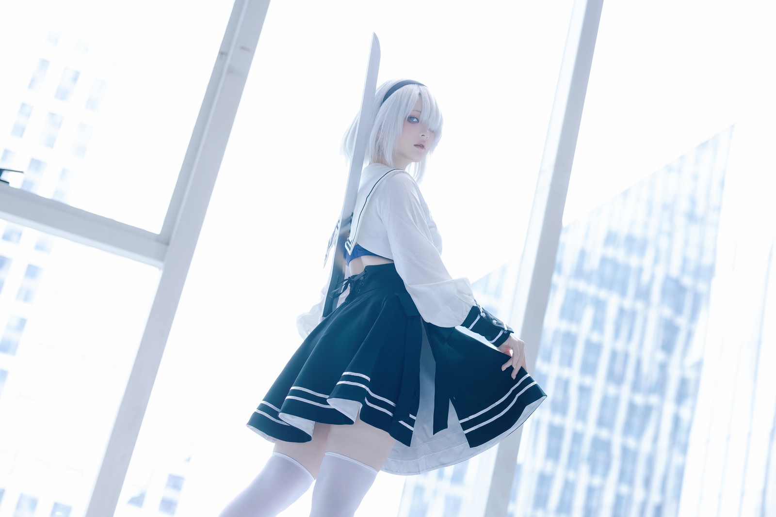 屿鱼 Yuyu 2B 萤火虫场照 Cosplay 写真合集（16P｜96MB）插图1
