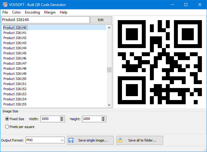 VovSoft Bulk QR Code Generator 1.6.0 Pk4un4ac5ky6