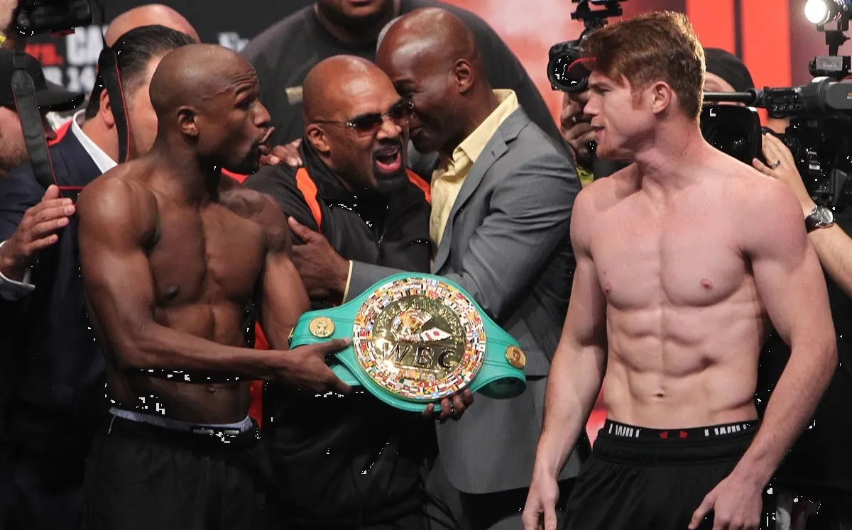 ‘Canelo’ Álvarez vs Floyd Mayweather Jr ¿Quién tiene más cinturones?