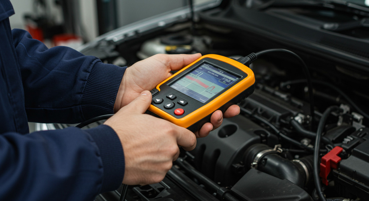 Диагностическое считывание номера двигателя через OBD разъем сканером