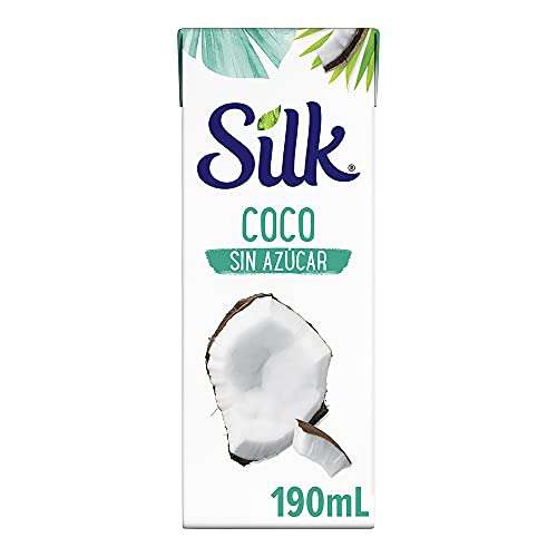 Amazon: Leche de coco Silk (sin azúcar), 15 piezas de 190 mL | Envío gratis con Prime 