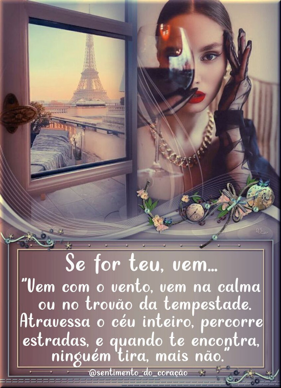 Se for teu, vem...