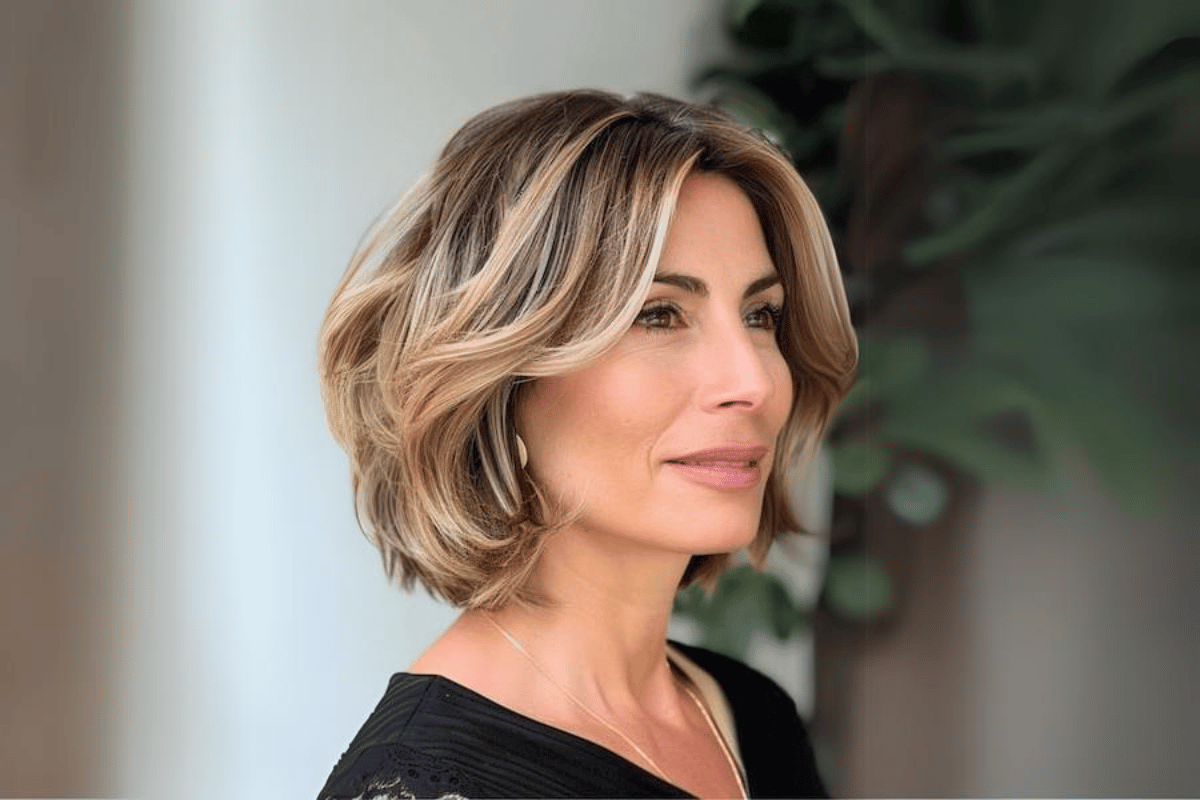 Medium length haircuts for women over 40