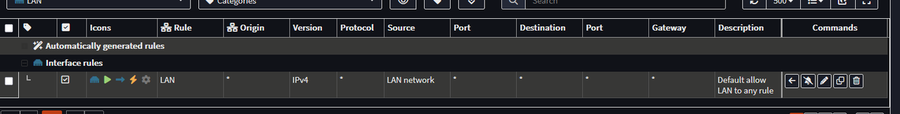 firewall rule
