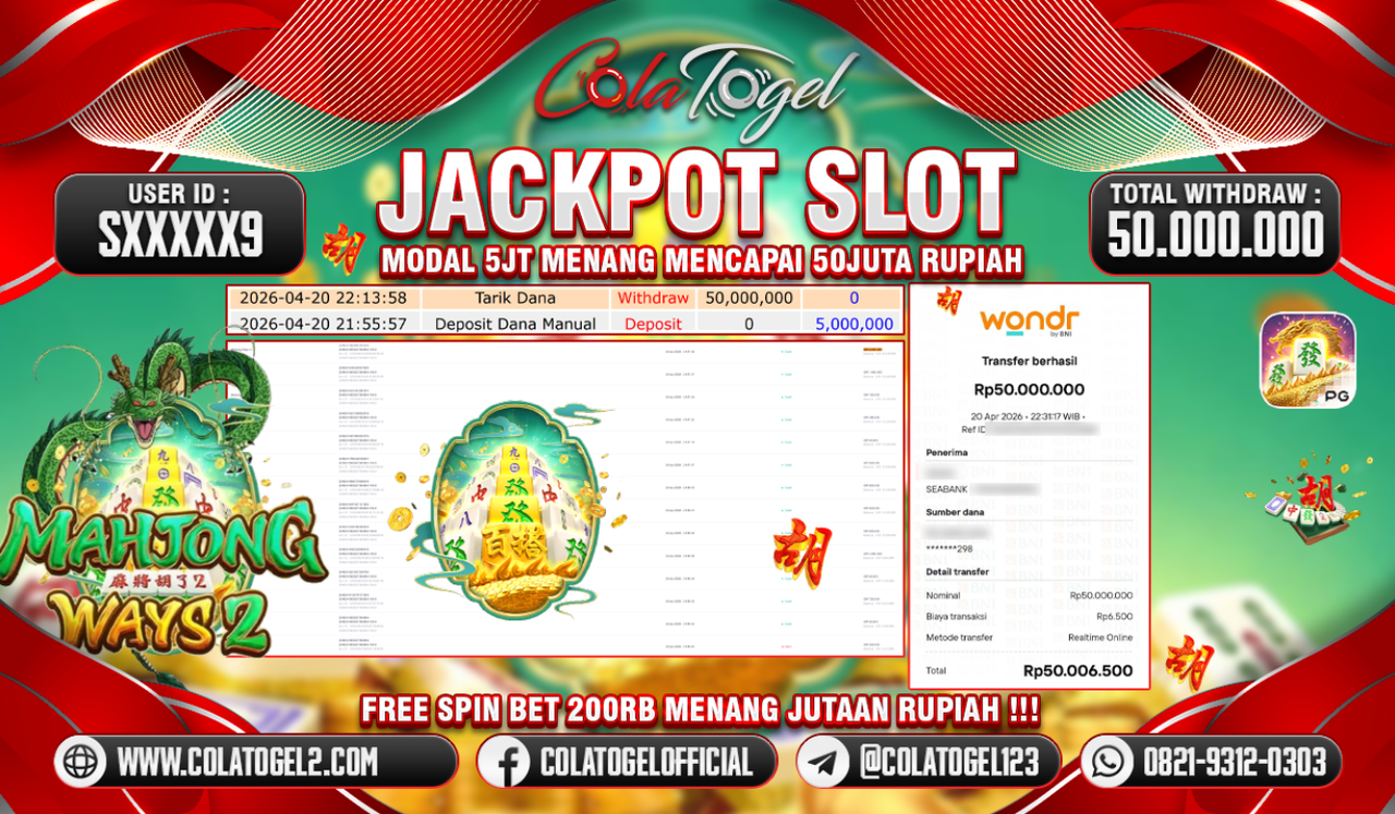 JACKPOT SLOT GACORR!!