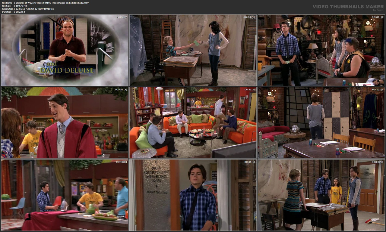 Wizards of Waverly Place S04E05 Three Maxes and a Little Lady.mkv