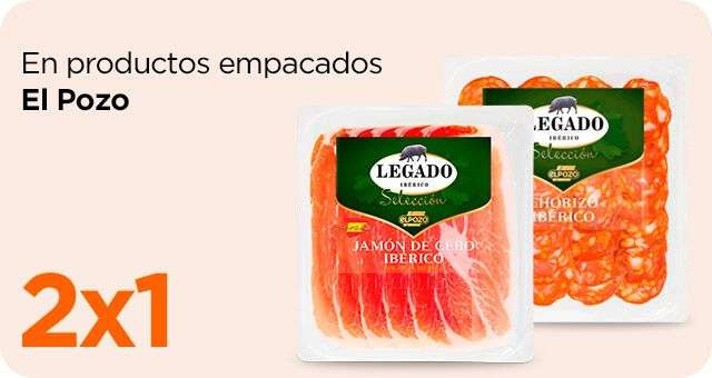 Chedraui: 2 x 1 en productos empacados El Pozo 