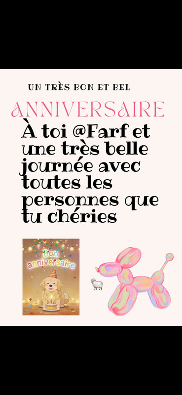 c'est l'anniversaire de qui aujourd'hui ???