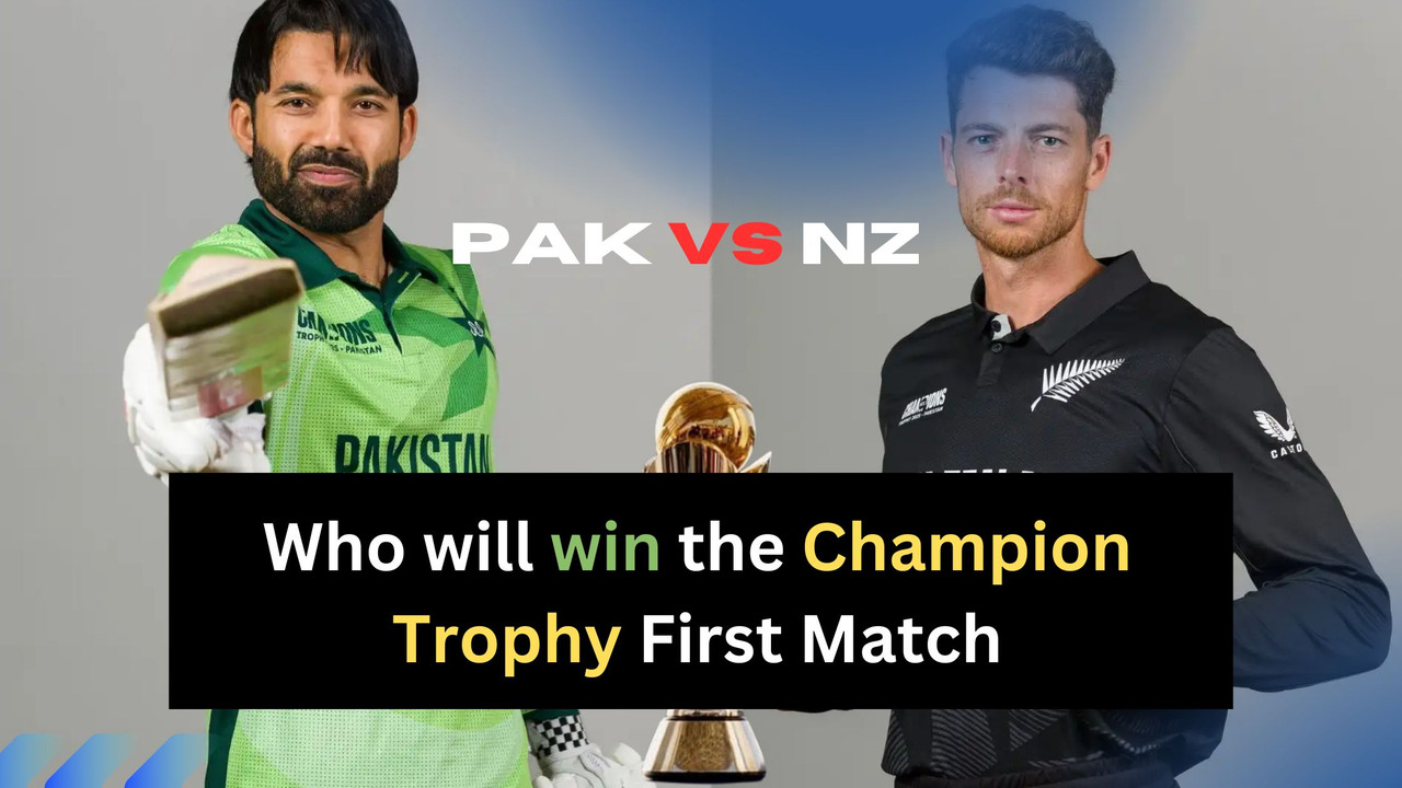 PAK vs NZ: Who will win the Champion Trophy First Match?