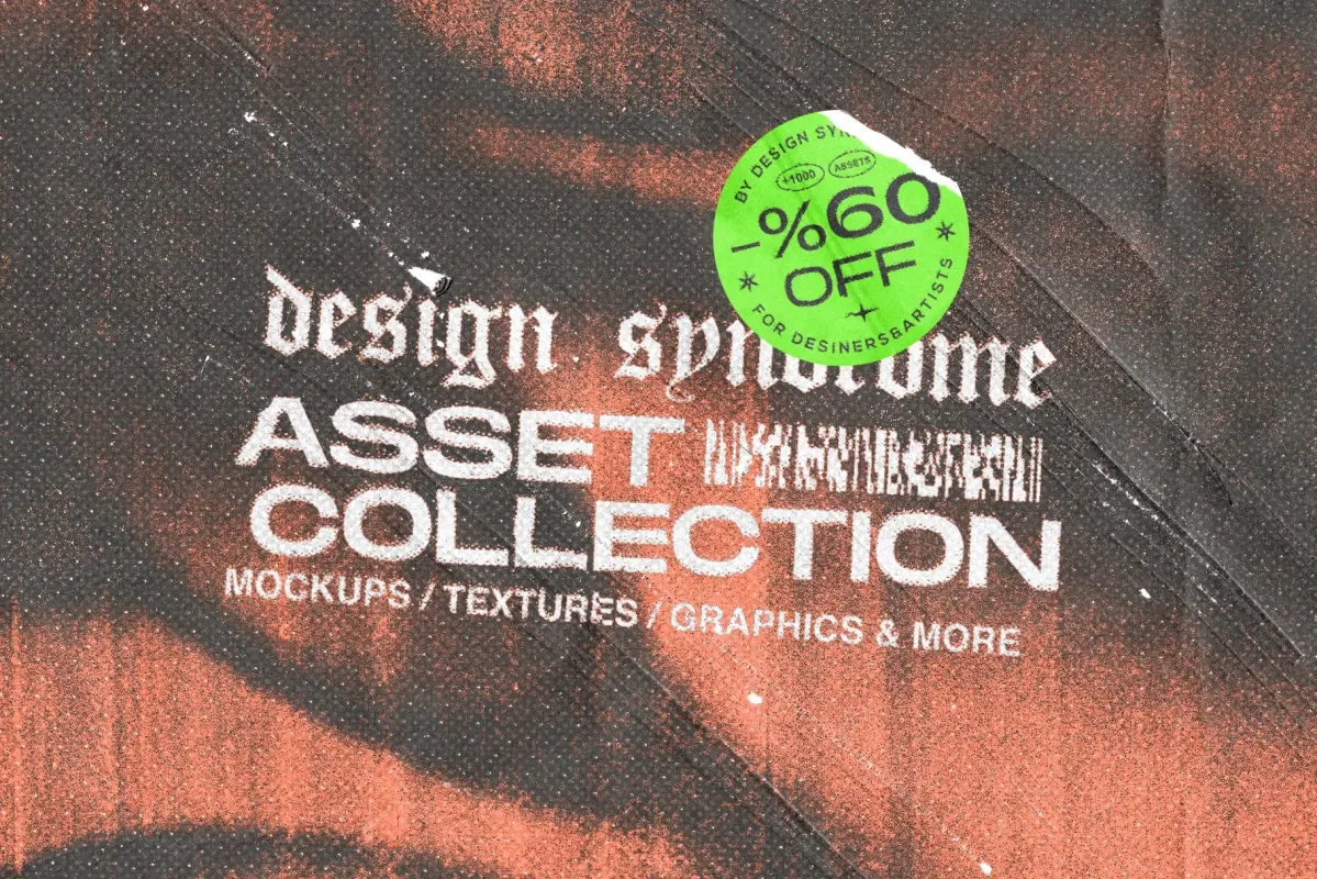 Design Syndrome Asset Collection (Mockups / Textures / Graphics & More)