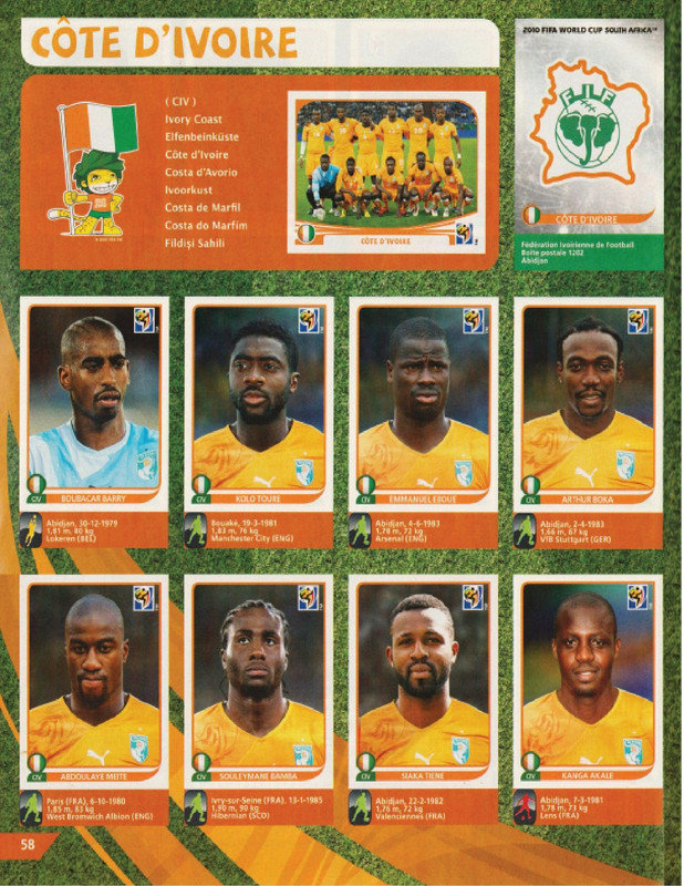 Album Panini Sudáfrica 2010-58