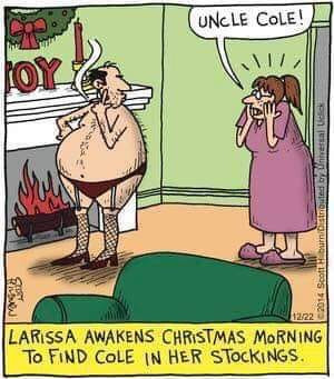 I heard a great joke about amnesia, but I forgot it Cole-in-stockings