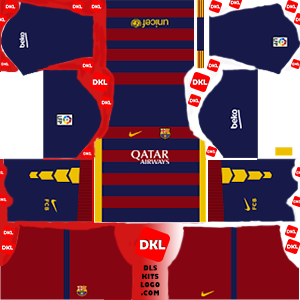 Dream League Soccer Kits Barcelona 2015/2016 with Logo URL