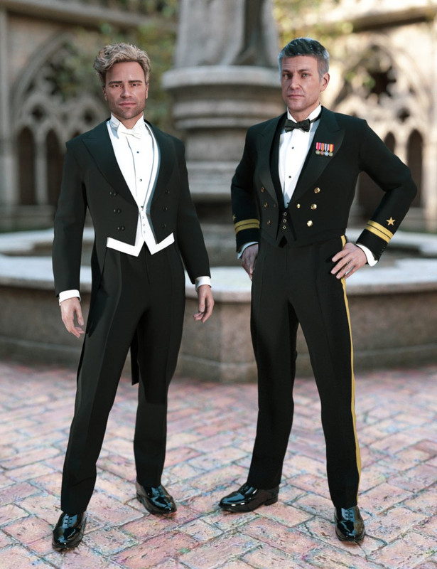 PRZ White Tie Outfit for Genesis 8 Male(s) PRZ White Tie Outfit for Genesis 8 Male(s)