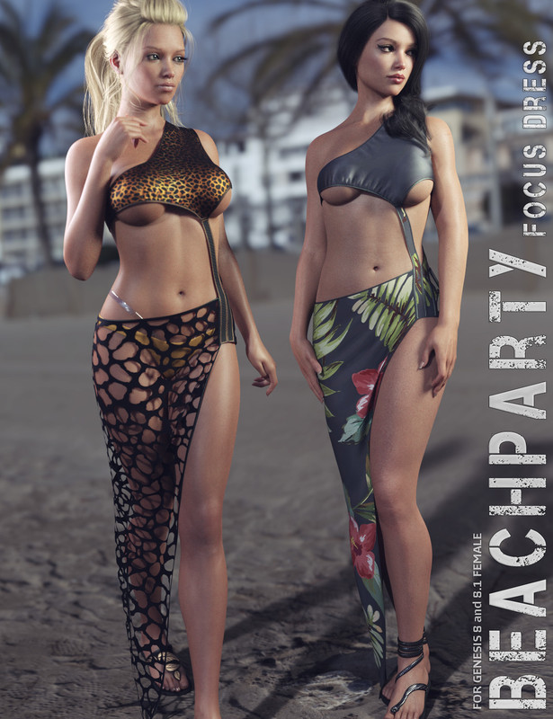 Beach Party for dForce Focus Dress