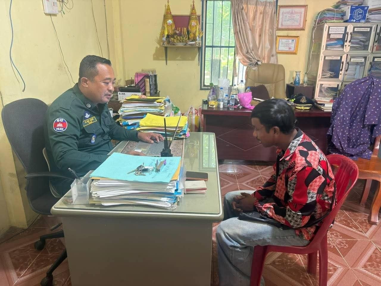 tiktok seller zoomed customer chest cambodia news 2026 343445