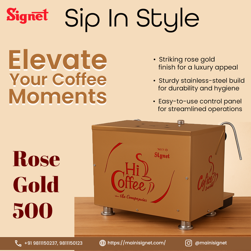 Signet Coffee Machine July