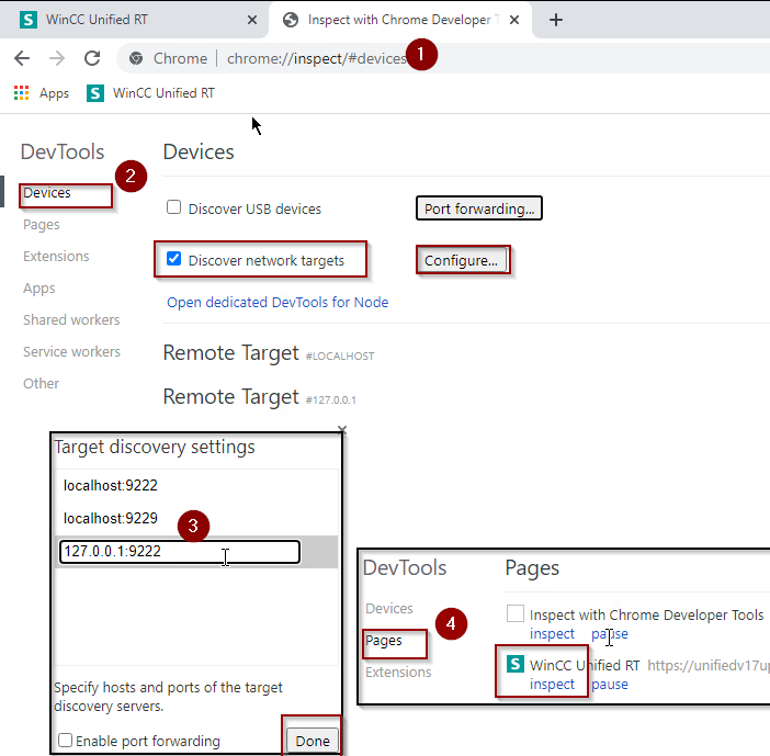 WinCC Unified: Error message when calling up the Script-debu WinCC Unified: Error message when calling up the Script-debu