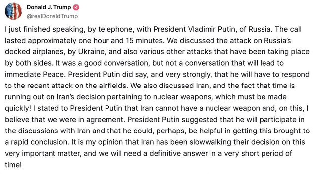 TRUMP-PUTIN-TALK