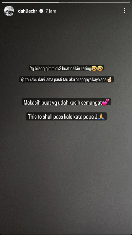 Dahlia Poland sebut aksinya bongkar dugaan perselingkuhan Fandy Christian bukan untuk gimmick.