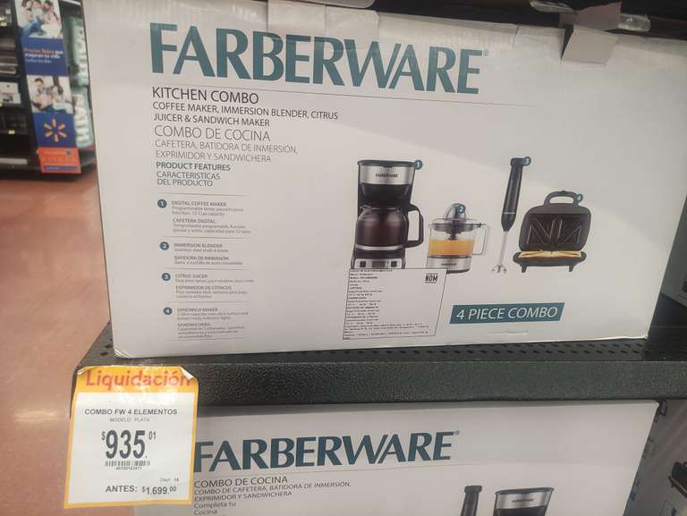 Walmart: Farberware Combo de Cocina ÚLTIMA LIQUIDACIÓN 
