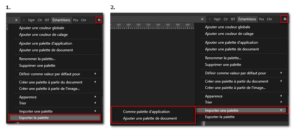 Import_export palettes