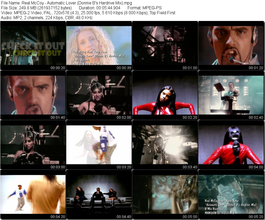 Real Mc Coy Automatic Lover (Donnie B s Hardrive Mix) mpg tn