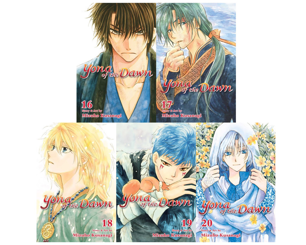 Yona Of The Dawn English Manga Series By Mizuho Kusanagi Set Of Books 16