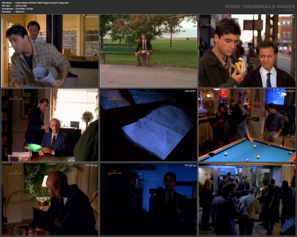 Early Edition S01E05 Thief Swipes Mayor's Dog.mkv