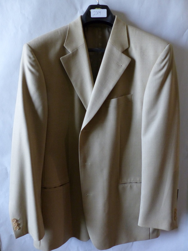 JOOP! MENS TAN SUIT JACKET 008035 US MENS 48 ITALIAN 58