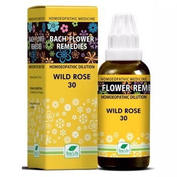 New Life Bach Flower Wild Rose (30ml)