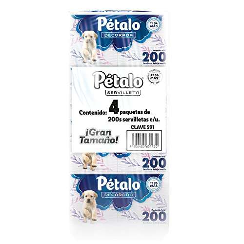 Amazon: Pack de 800 servilletas Pétalo