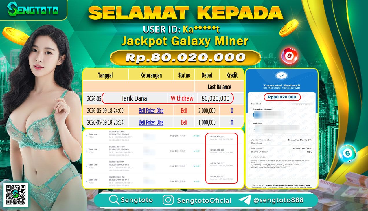 BUKTI PEMBAYARAN SLOT GALAXY MINER