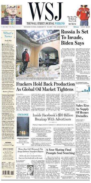 The Wall Street Journal Weekend – February 19/20, 2022