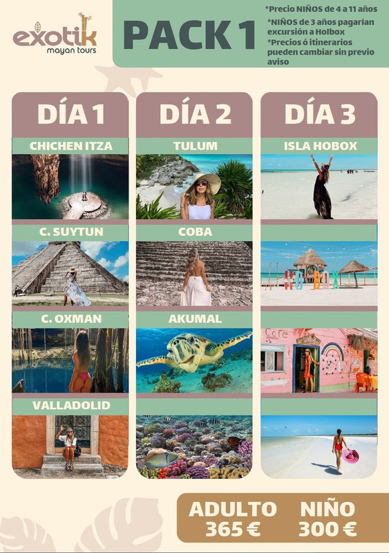 Ofertas Excursiones en la Riviera Maya - Exotik Mayan Tours - Foro Guías y Excursiones