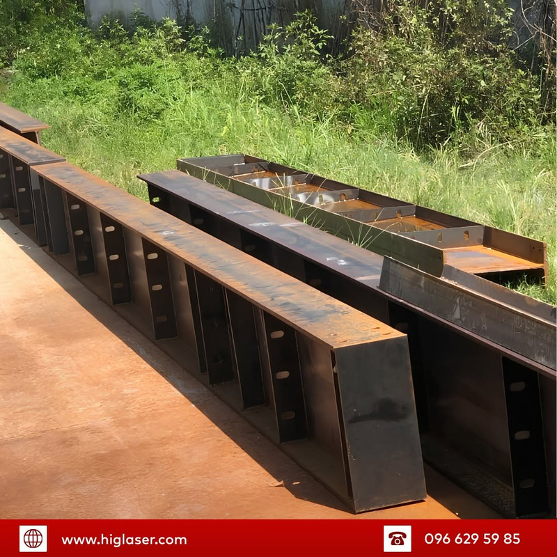 Gia công dầm thép chịu lực