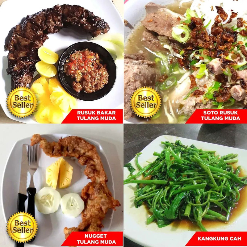 Soto Rusuk Ba Ko Petrus, tempat makan siang enak di Manado.