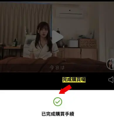 XFANS 付款完成畫面