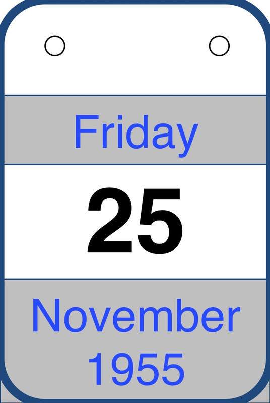Calendar: 25 November 1955
